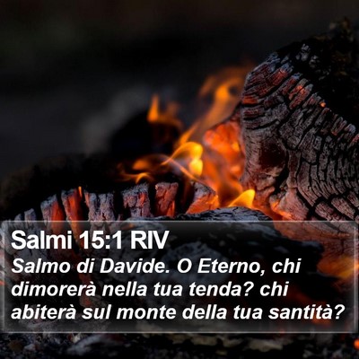 Salmi 15:1 RIV Bible Verse Image