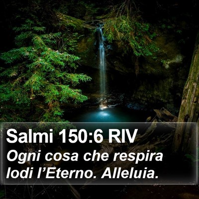 Salmi 150:6 RIV Bible Verse Image