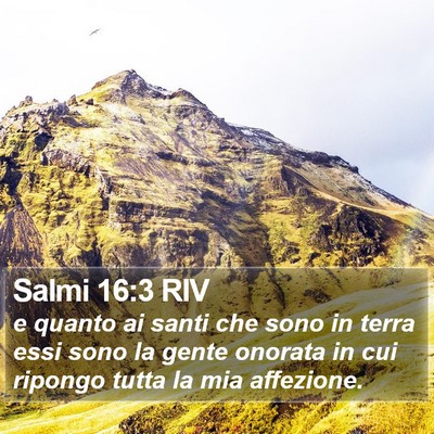 Salmi 16:3 RIV Bible Verse Image