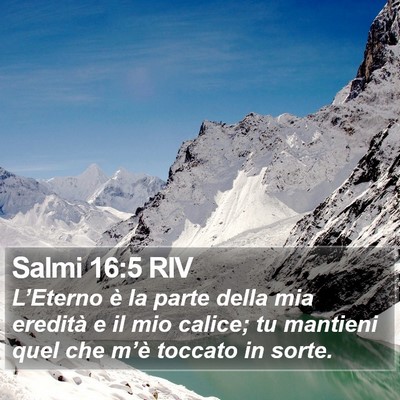 Salmi 16:5 RIV Bible Verse Image