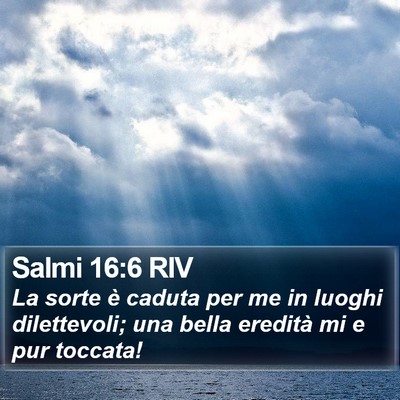 Salmi 16:6 RIV Bible Verse Image