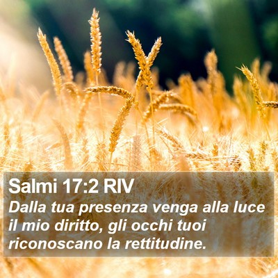 Salmi 17:2 RIV Bible Verse Image