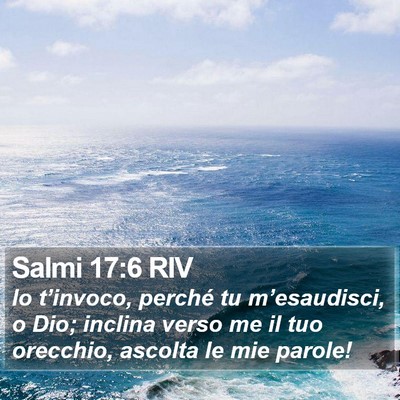 Salmi 17:6 RIV Bible Verse Image