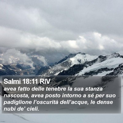 Salmi 18:11 RIV Bible Verse Image