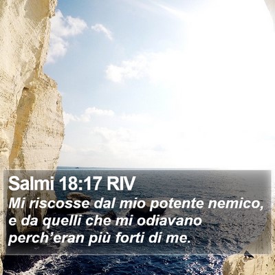 Salmi 18:17 RIV Bible Verse Image