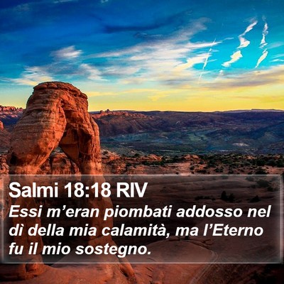 Salmi 18:18 RIV Bible Verse Image
