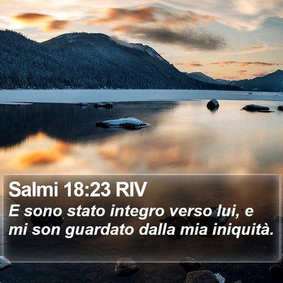 Salmi 18:23 RIV Bible Verse Image