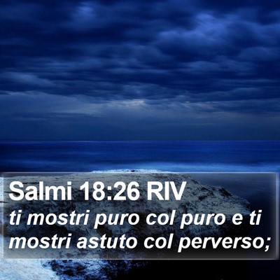 Salmi 18:26 RIV Bible Verse Image