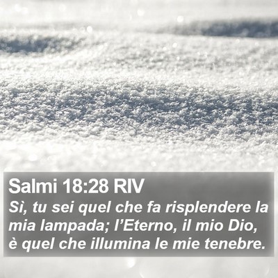 Salmi 18:28 RIV Bible Verse Image