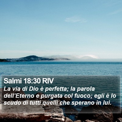 Salmi 18:30 RIV Bible Verse Image