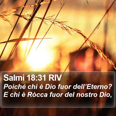 Salmi 18:31 RIV Bible Verse Image