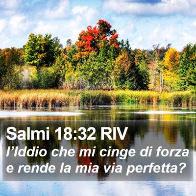 Salmi 18:32 RIV Bible Verse Image