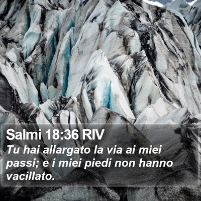 Salmi 18:36 RIV Bible Verse Image