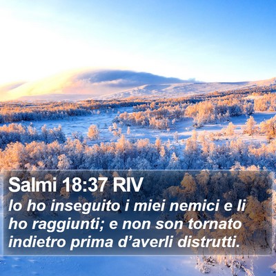 Salmi 18:37 RIV Bible Verse Image