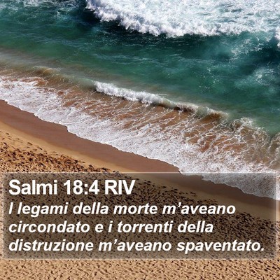 Salmi 18:4 RIV Bible Verse Image