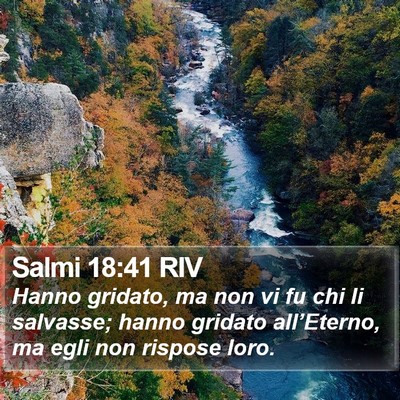 Salmi 18:41 RIV Bible Verse Image