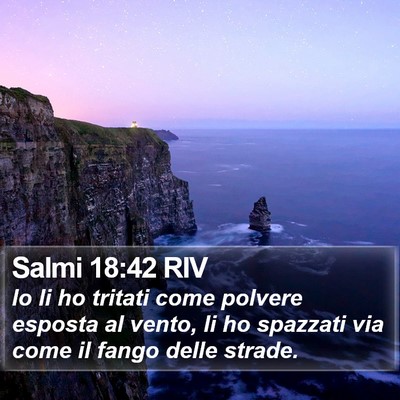 Salmi 18:42 RIV Bible Verse Image