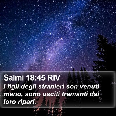Salmi 18:45 RIV Bible Verse Image