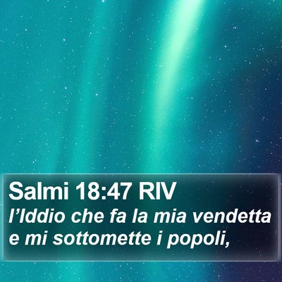 Salmi 18:47 RIV Bible Verse Image