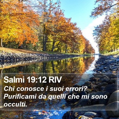 Salmi 19:12 RIV Bible Verse Image