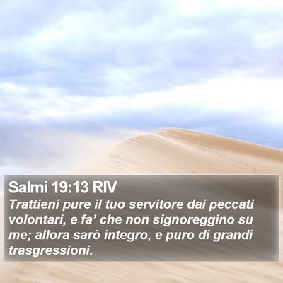 Salmi 19:13 RIV Bible Verse Image