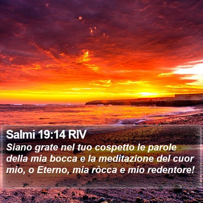 Salmi 19:14 RIV Bible Verse Image