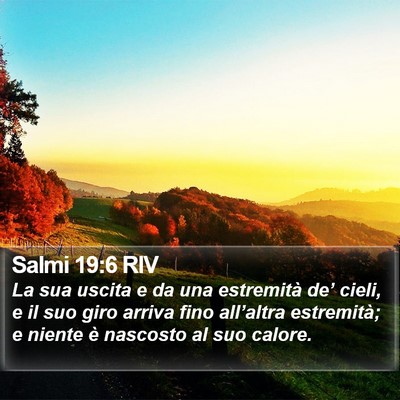Salmi 19:6 RIV Bible Verse Image