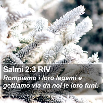Salmi 2:3 RIV Bible Verse Image