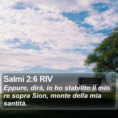 Salmi 2:6 RIV Bible Verse Image