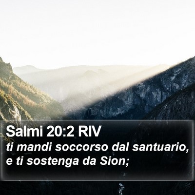 Salmi 20:2 RIV Bible Verse Image