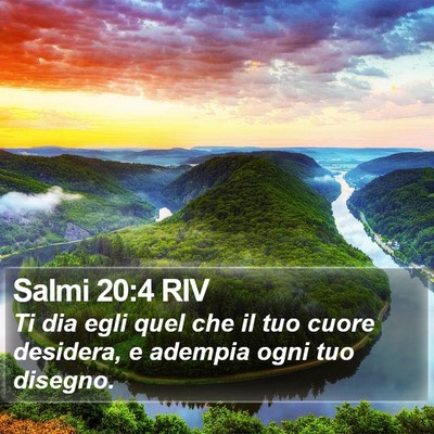 Salmi 20:4 RIV Bible Verse Image