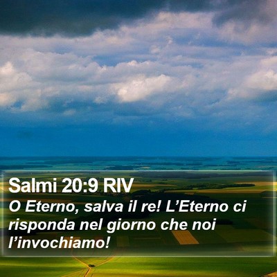 Salmi 20:9 RIV Bible Verse Image