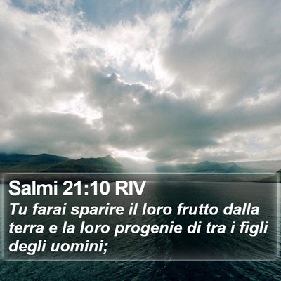 Salmi 21:10 RIV Bible Verse Image