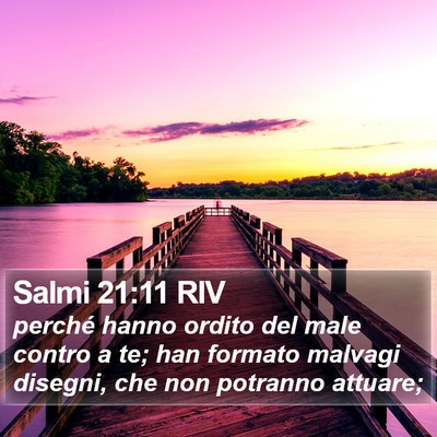 Salmi 21:11 RIV Bible Verse Image
