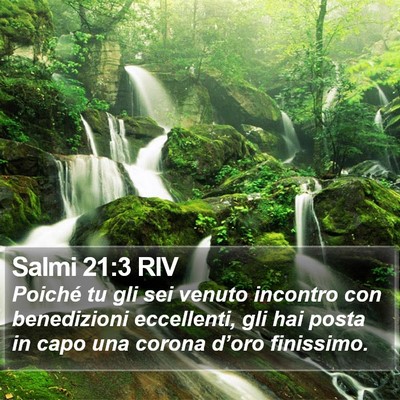 Salmi 21:3 RIV Bible Verse Image