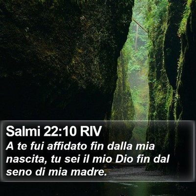 Salmi 22:10 RIV Bible Verse Image