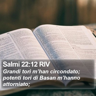 Salmi 22:12 RIV Bible Verse Image