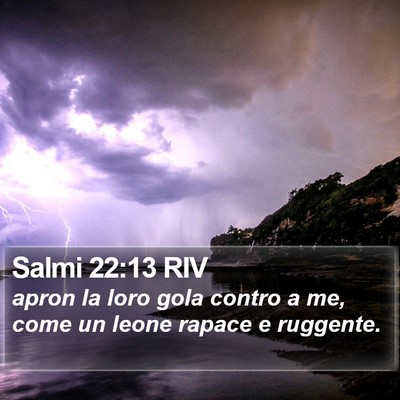 Salmi 22:13 RIV Bible Verse Image