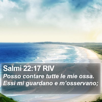 Salmi 22:17 RIV Bible Verse Image