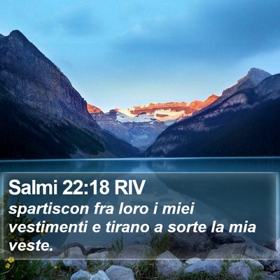 Salmi 22:18 RIV Bible Verse Image