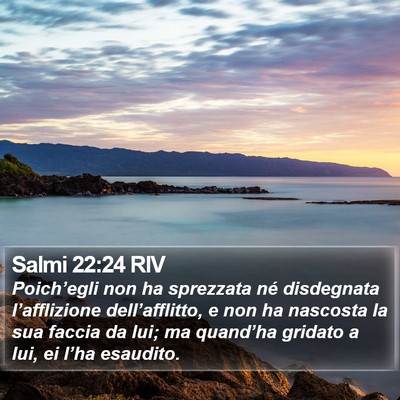 Salmi 22:24 RIV Bible Verse Image