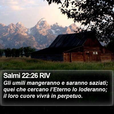Salmi 22:26 RIV Bible Verse Image