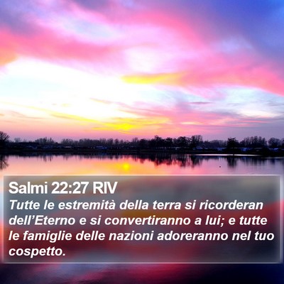 Salmi 22:27 RIV Bible Verse Image