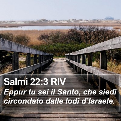 Salmi 22:3 RIV Bible Verse Image