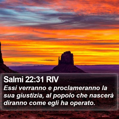 Salmi 22:31 RIV Bible Verse Image