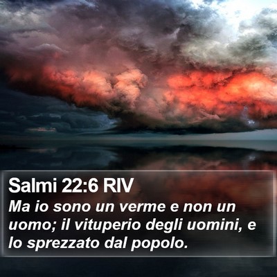 Salmi 22:6 RIV Bible Verse Image