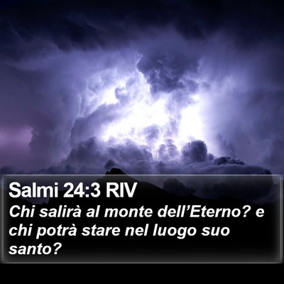 Salmi 24:3 RIV Bible Verse Image