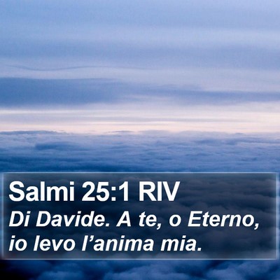 Salmi 25:1 RIV Bible Verse Image