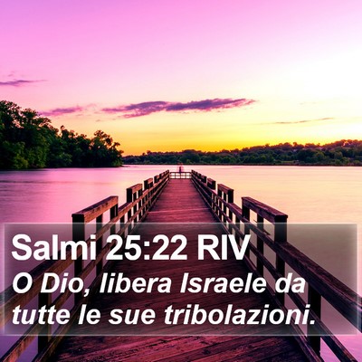 Salmi 25:22 RIV Bible Verse Image