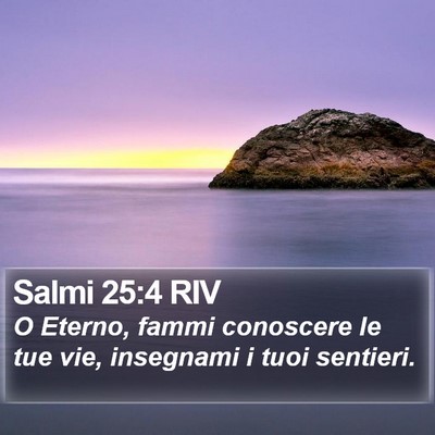 Salmi 25:4 RIV Bible Verse Image